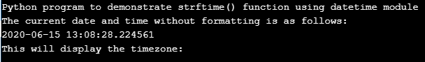 Python Timezone - 2