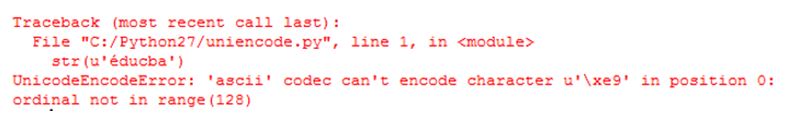 Python Unicode Error 2