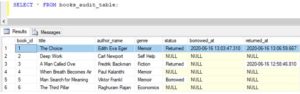 ninox database trigger after update