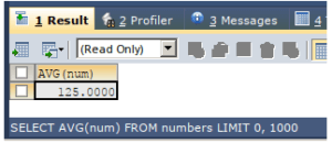 SQL avg() | Implementation of SQL AVG() Function