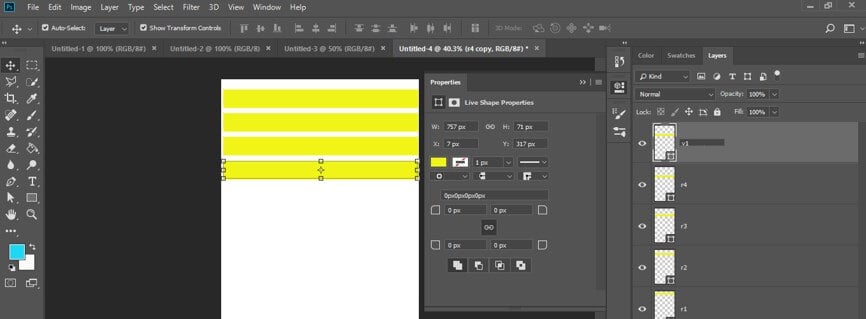 Templates in Photoshop - 13