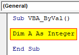 VBA Byval Example 1-3