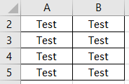 VBA Set Range Example 1-6