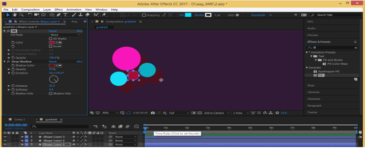 After Effects Gradient output 16