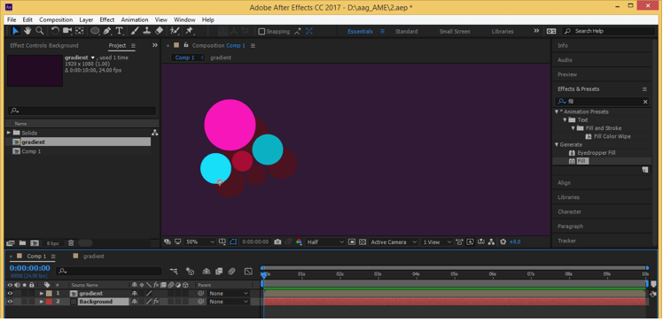 After Effects Gradient output 19
