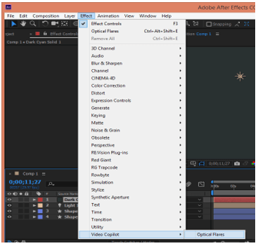 After Effects Optical Flares output 16