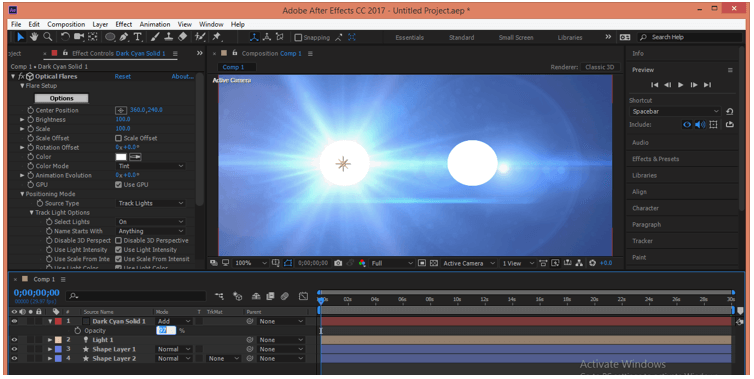 optical flares for adobe after effects mac