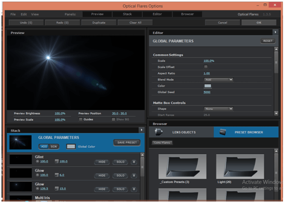 After Effects Optical Flares output 8