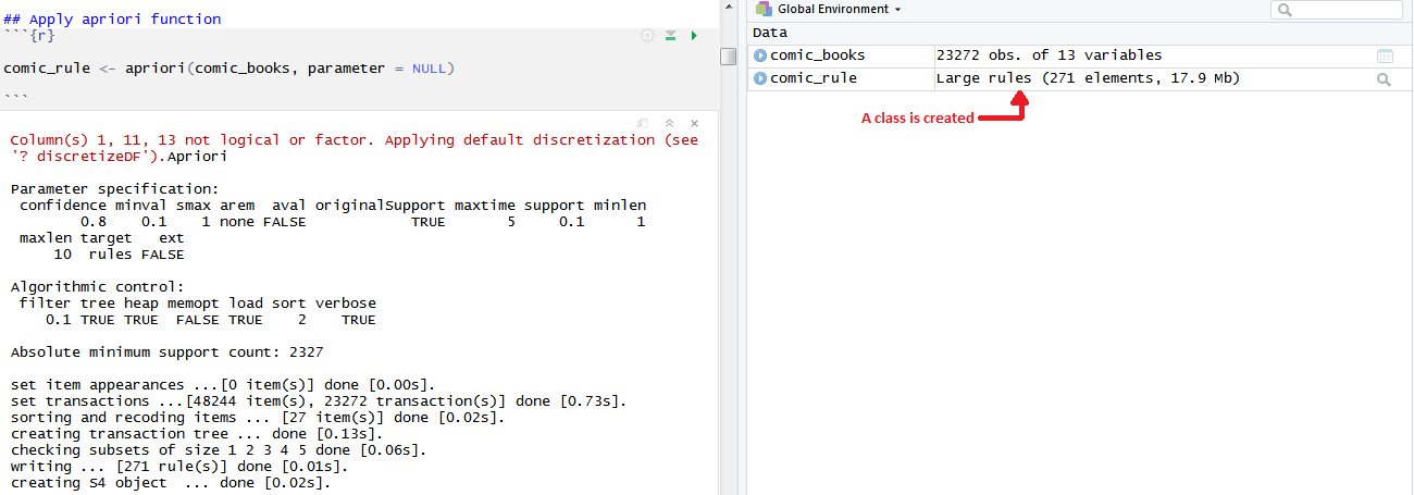 1: Per pass execution times of Apriori and AprioriTid (T10.14.DlOOK