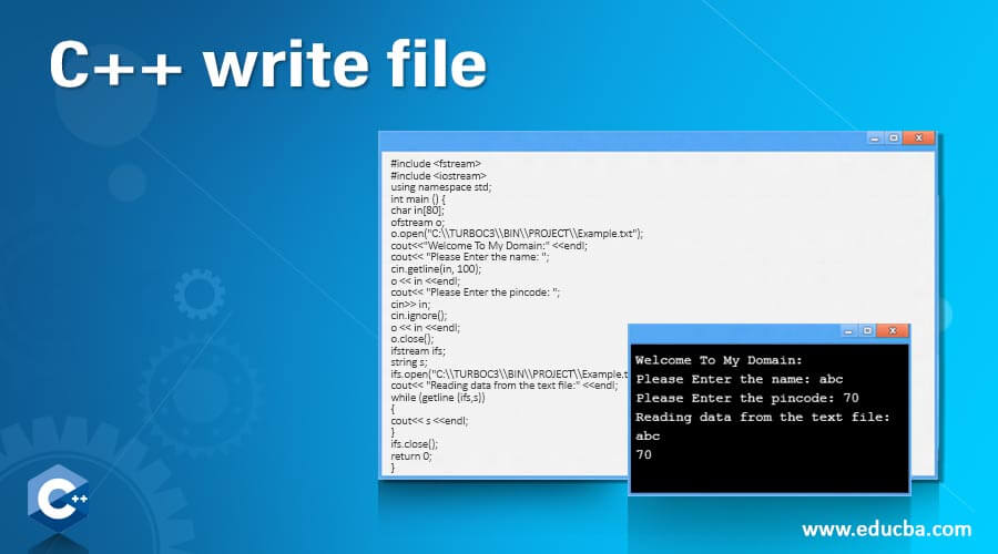 C++ write file