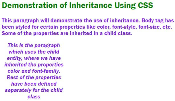 CSS Inheritance 2