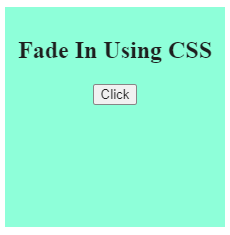 CSS fade-in animation output 2
