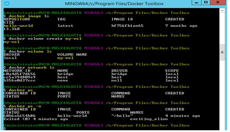 Docker Toolbox 16