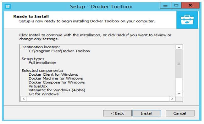 Docker Toolbox 5
