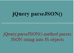 JQuery json parse output 2.2