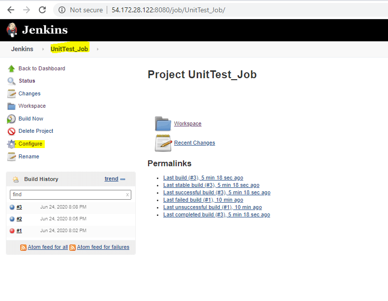 Jenkins Reporting output 4