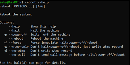 Linux Reboot Command-1.1