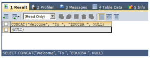 MySQL Concat | Working and Examples of MySQL Concat