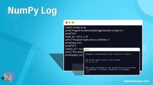 NumPy Log | Working and Examples of NumPy Log