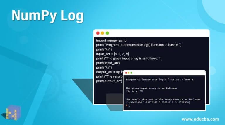 NumPy Log | Working and Examples of NumPy Log