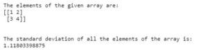NumPy standard deviation | Quick Glance on NumPy standard deviation