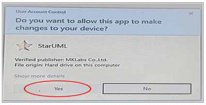 StarUML Descargar salida 3