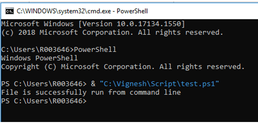 cmd c powershell