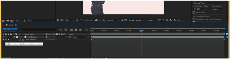 time remapping after effects output 9