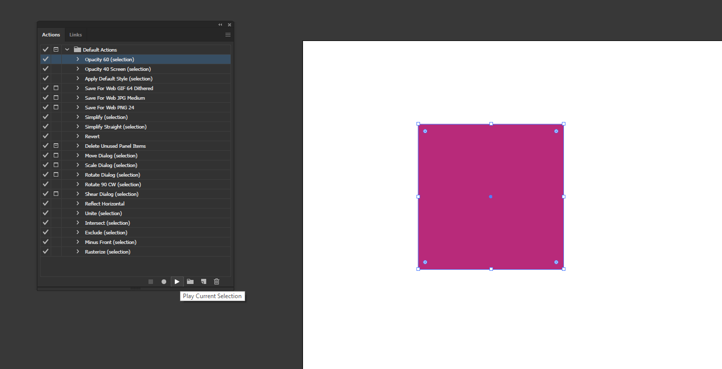 Action in Illustrator output 4