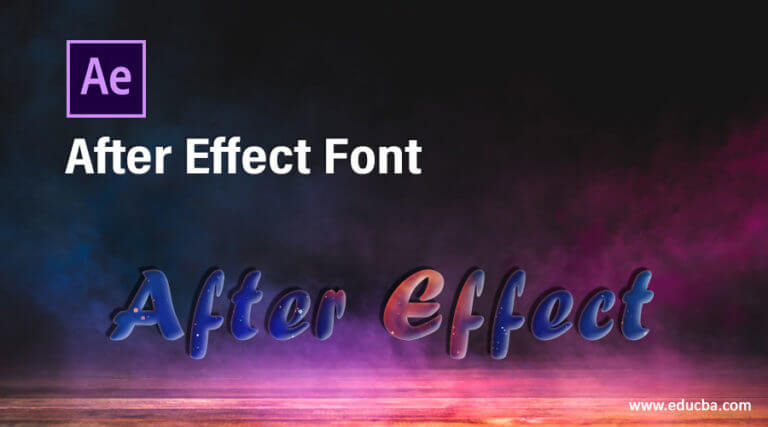 download after effect fonts