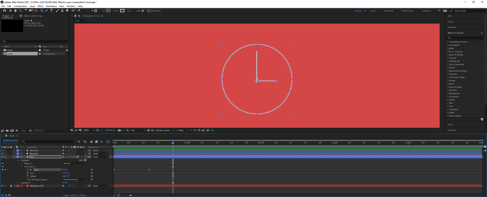 After Effects Loop Composition output 14.2