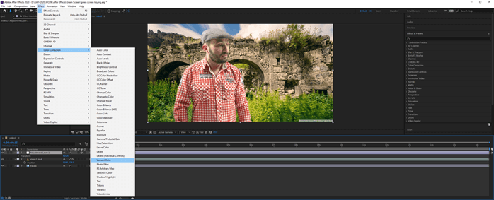 After Effects green screen output 18