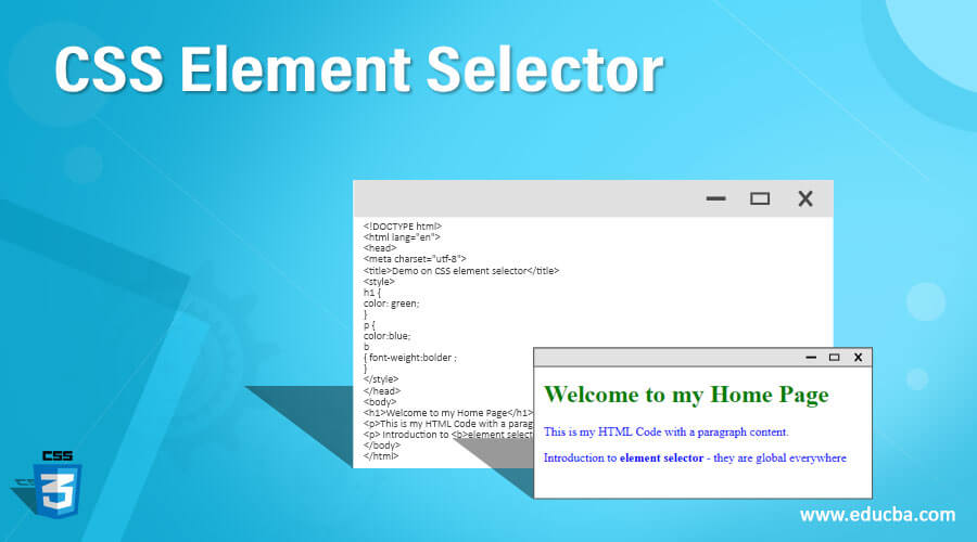 CSS Element Selector | How does the element selector work in CSS?