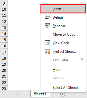 Excel Shortcut New Sheet 1-1