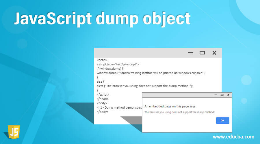 JavaScript dump object