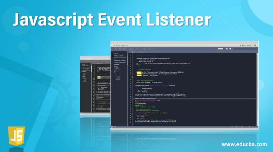 javascript event listener page loaded