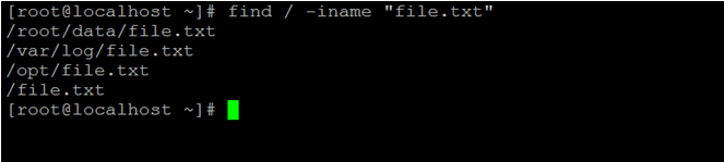 linux find file