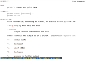 Linux Manual Pages How Manual Pages Work In Linux With Examples