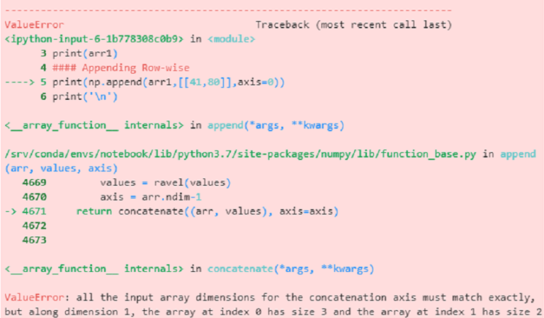 assignment a numpy array