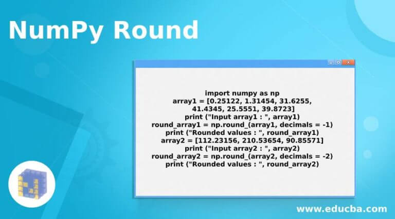 NumPy Round | Syntax and Examples of NumPy Round