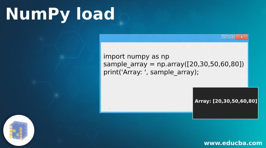NumPy load