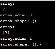 NumPy newaxis output 1