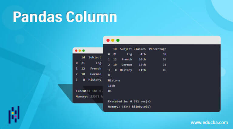 Pandas Column How Does Column Work In Pandas With Examples 