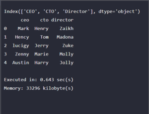 Pandas Column | How does column work in Pandas with examples?