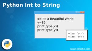 Python Int to String | How to Convert an Integer to String in Python?