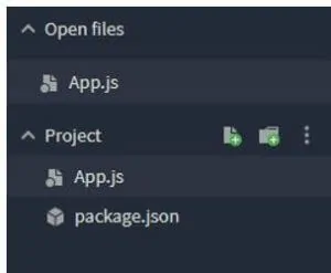 files used to implement