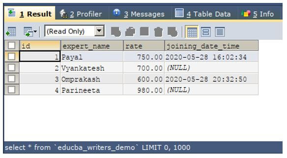SQL Clear Table 7