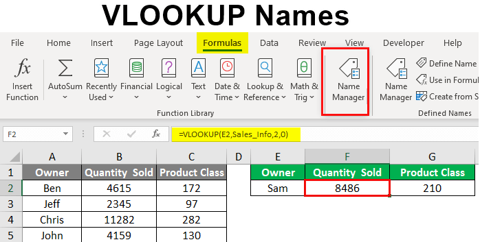 VLookup Names