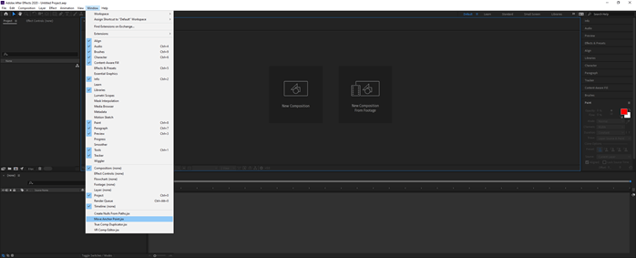 After Effects Move Anchor Point output 13
