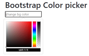 Bootstrap color picker | How to Create Color Picker in Bootstrap?